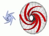Impeller and 3D image